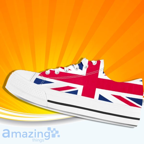 United Kingdom Uk Flag Low Cut Canvas Shoes For Men And Women