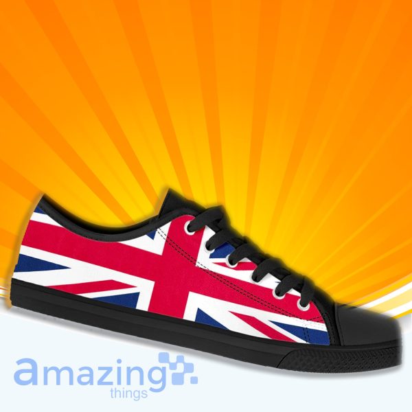 United Kingdom Uk Flag Low Cut Canvas Shoes For Men And Women