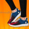 Vintage American Flag Custom Sneakers Shoes For Men And Women