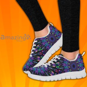 Watercolor Mandala Fractal Custom Sneakers Shoes For Men And Women image Watercolor Mandala Fractal Custom Sneakers Shoes For Men And Women