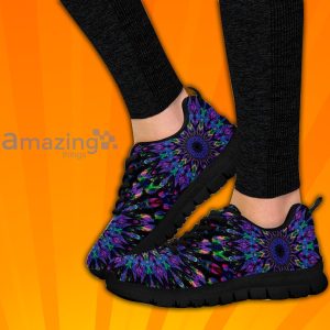 Watercolor Mandala Fractal Custom Sneakers Shoes For Men And Women image Watercolor Mandala Fractal Custom Sneakers Shoes For Men And Women