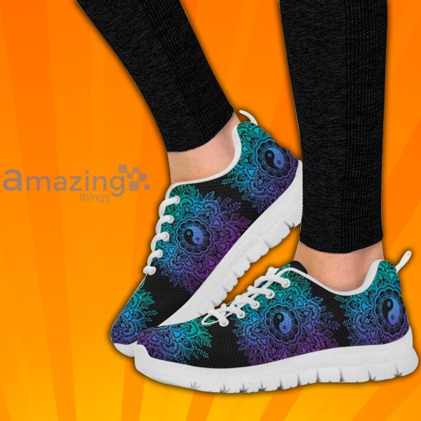 Yin Yang Mandala Custom Sneakers Shoes For Men And Women