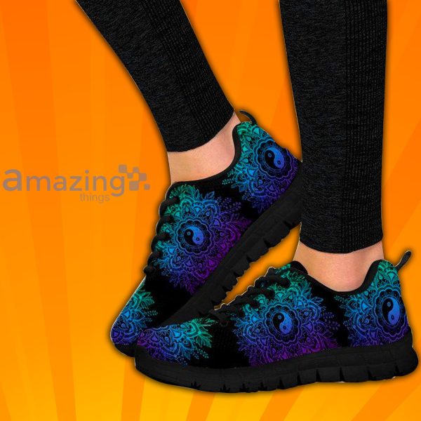 Yin Yang Mandala Custom Sneakers Shoes For Men And Women