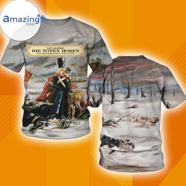 125 Jahre Die Toten Hosen Auf Dem Kreuzzug Ins Gluck Album Cover All Over Print 3D T Shirt