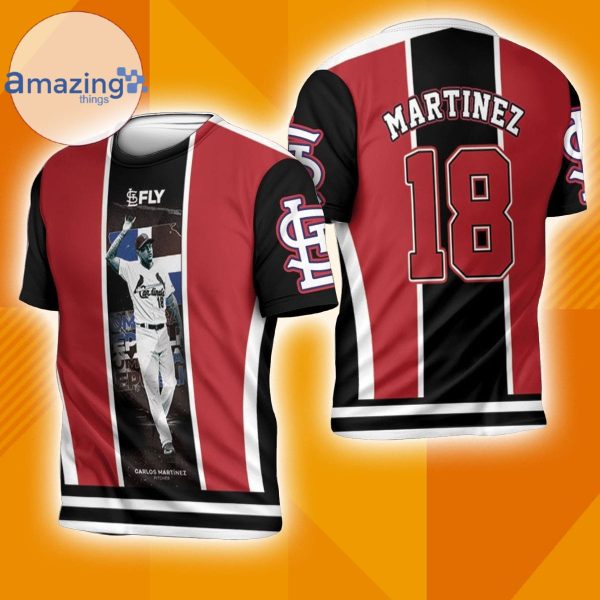 18 Carlos Martinez Of The St Louis Cardinals 3D T Shirt Full Print T Shirt