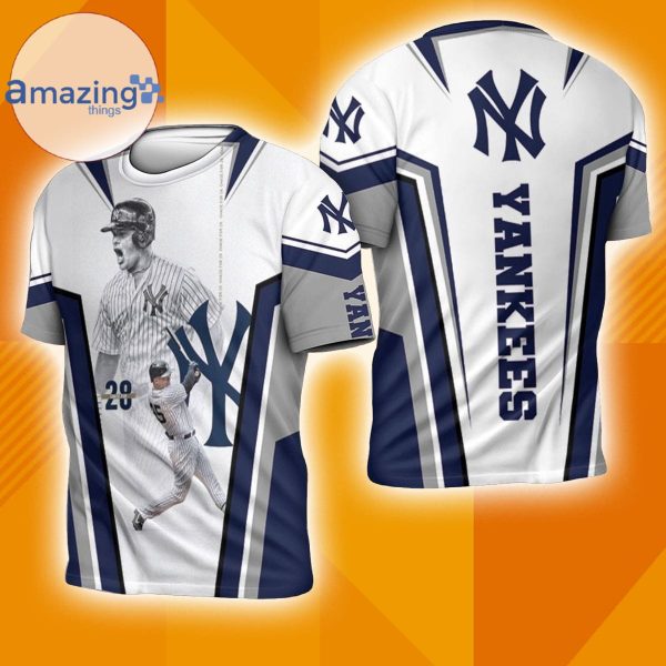 25 New York Yankees Gleyber Torres Chase For 28 3D T Shirt Full Print T Shirt