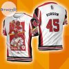 45 Gibson St Louis Cardinals 3D T-Shirt Full Print T-Shirt