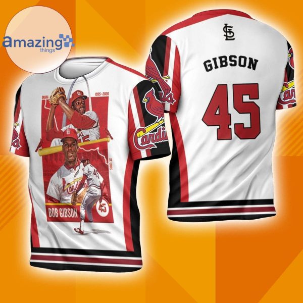 45 Gibson St Louis Cardinals 3D T Shirt Full Print T Shirt
