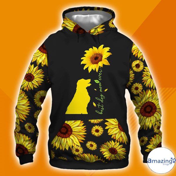 5 Things About This Woman A Dog Mom Sun Flowers Full Print 3D Hoodie