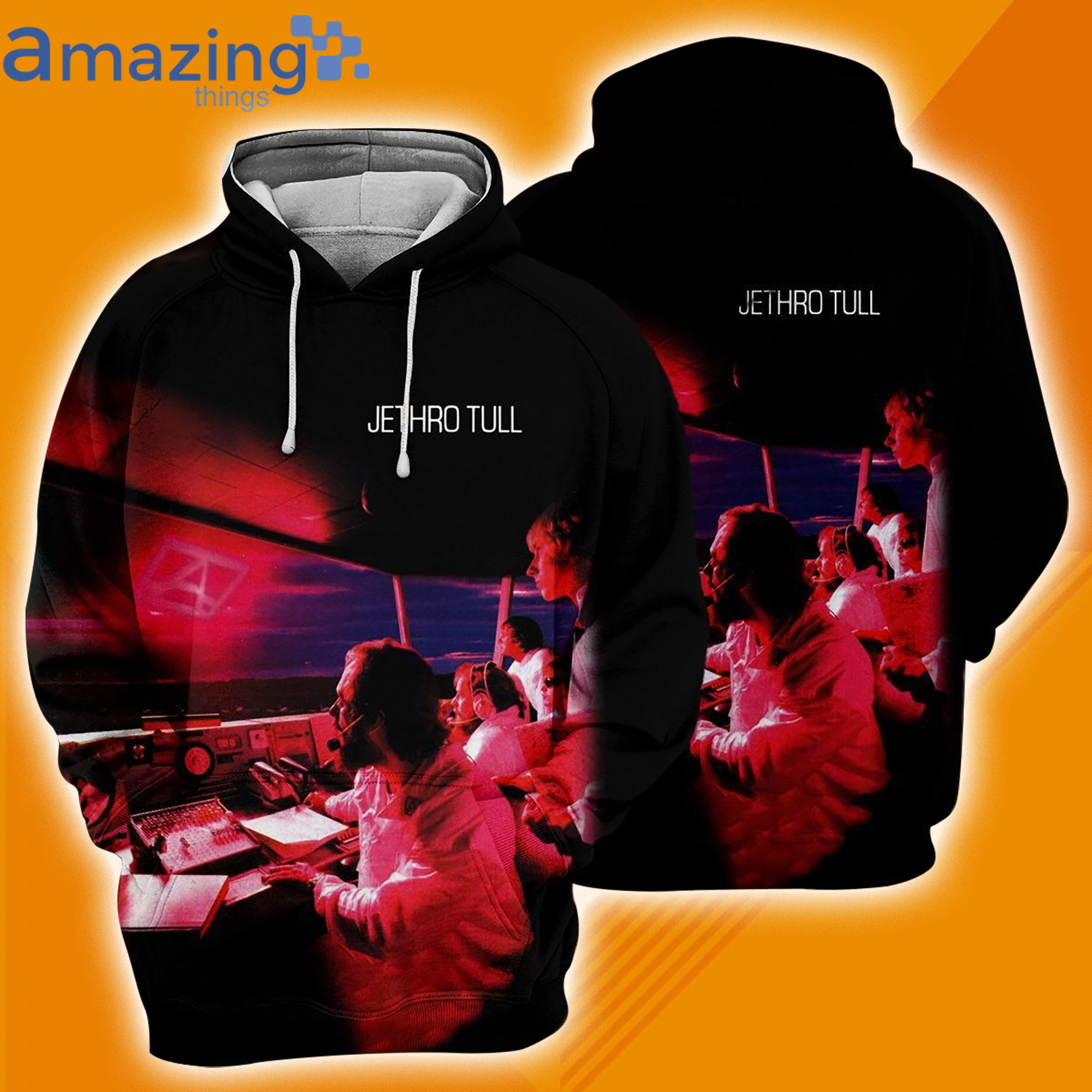 A Album Cover By Jethro Tull Full Print Hoodie image A Album Cover By Jethro Tull Full Print Hoodie Product photo 1