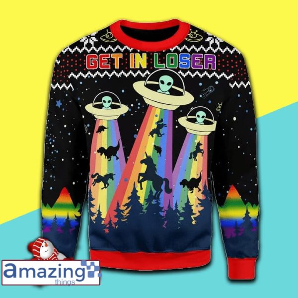 Amazing LGBT Alien Awesome Gift For Christmas Ugly Christmas Sweater