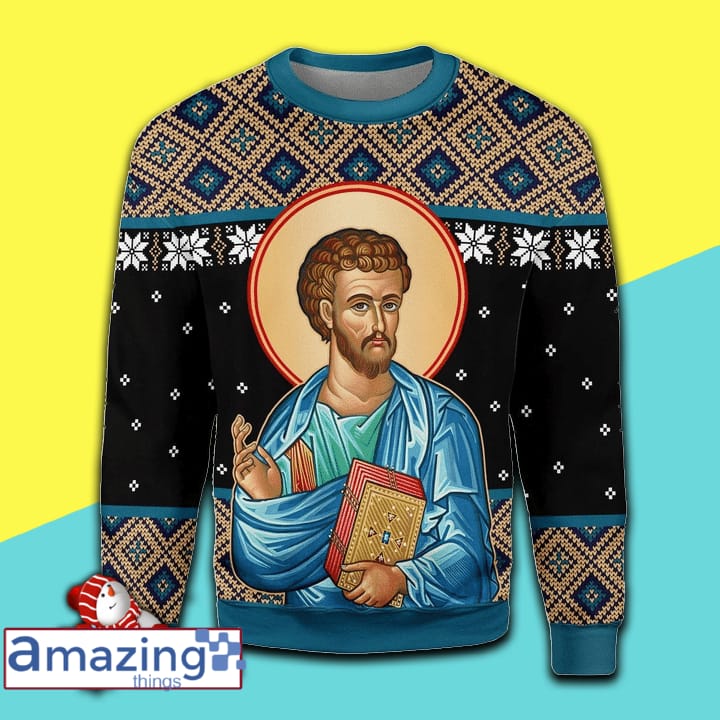 Amazing St. Luke Awesome Ugly Christmas Sweater image Amazing St. Luke Awesome Ugly Christmas Sweater Product photo 1