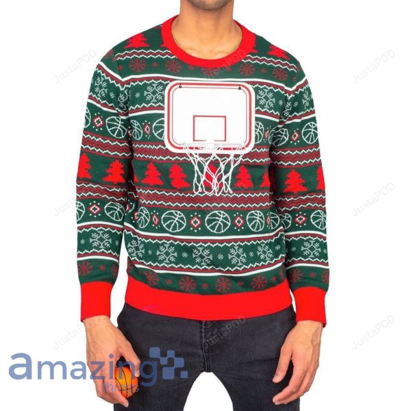 Basketball Net 3D Ugly Christmas Sweater All Over Printed Shirt