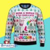Be A Unicorn Merry Christmas Ugly Christmas Sweater