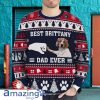 Best Brittany Dad Ever Awesome Gift For Dog Lovers Ugly Christmas Sweater