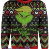 Blonde Grinch Make Christmas Great Again Wool Material Sweater