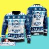 Busch Latte All Over Printed Merry Christmas Knitting Pattern Ugly Sweater