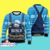 Busch Light Trousers d All Over Printed Merry Christmas Knitting Pattern Ugly Sweater