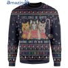 Cats Make Me Happy Christmas Knitting Pattern Christmas Ugly Sweater