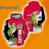 Christmas Grinch Ohio State Buckeyes All Over Print 3D Hoodie