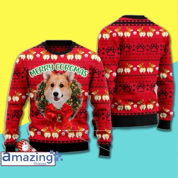 Corgi Christmas Knitting Pattern Christmas Ugly Sweater