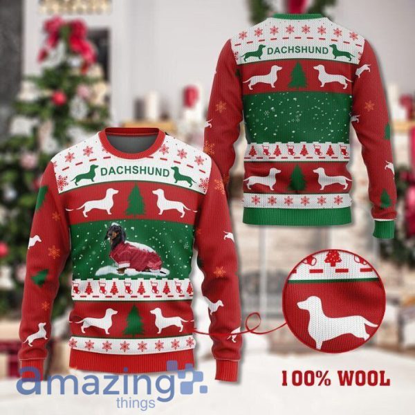 Dachshund Amazing Santa Awesome Gift For Dog Lovers Ugly Christmas Sweater