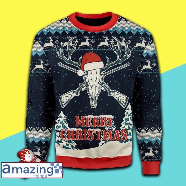 Deer Hunting Christmas Knitting Pattern Christmas Ugly Sweater