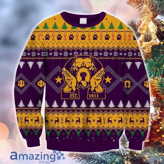 Dog Wool Knitting Pattern Christmas Ugly Sweater Sweatshirt