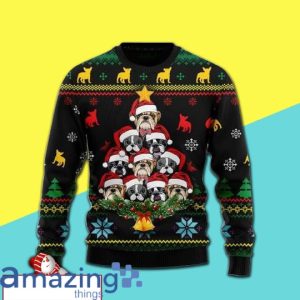 French Bulldog Christmas Knitting Pattern Christmas Ugly Sweater