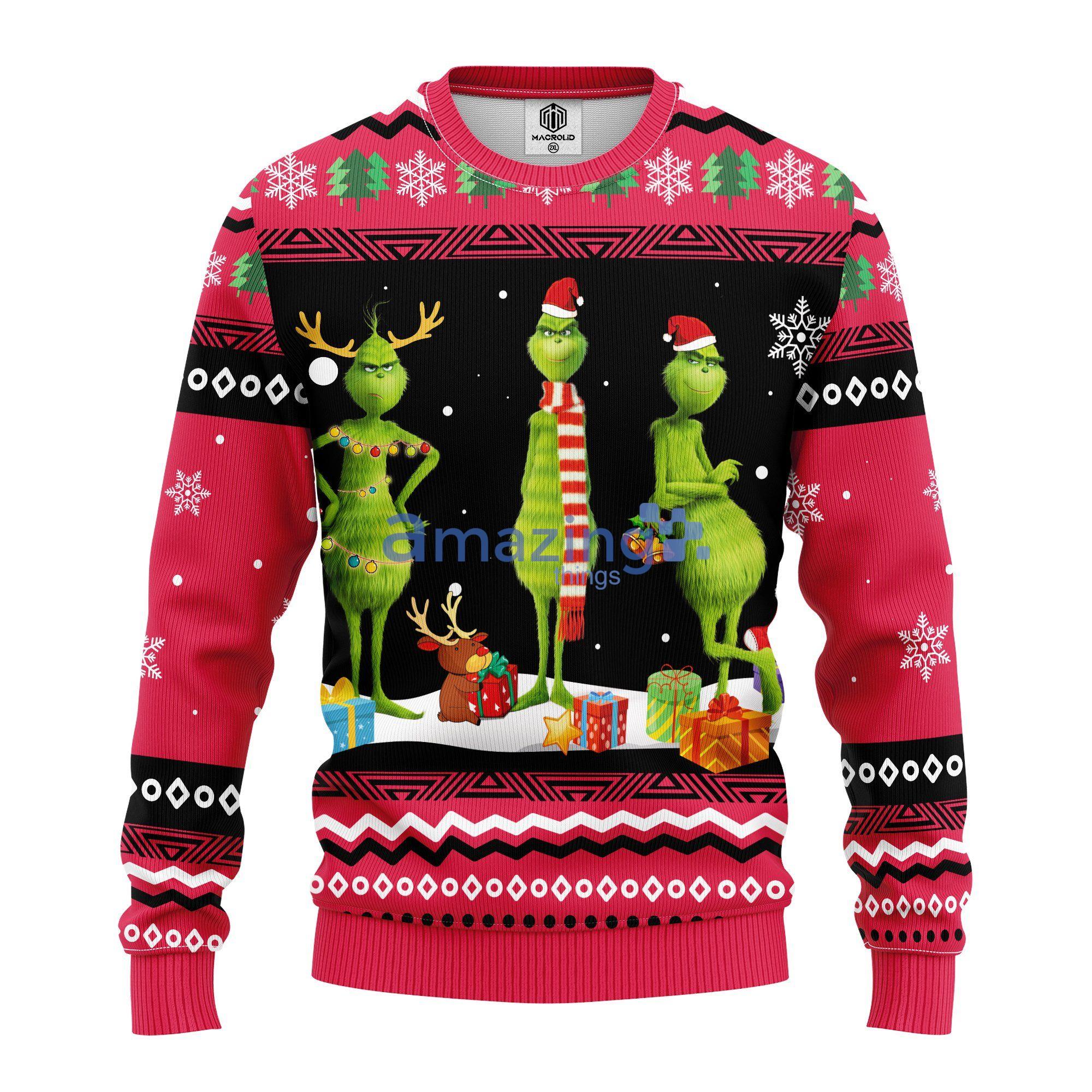 Grinch 3D Ugly Christmas Sweater Amazing Gift Idea Thanksgiving Gift image Grinch 3D Ugly Christmas Sweater Amazing Gift Idea Thanksgiving Giftproduct photo 1 Product photo 1