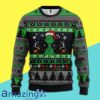 Grinch Christmas Tree Snowflakes Green Black Grey Ugly Christmas Sweater