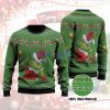 Grinch Christmas Wool All Over Print Sweater