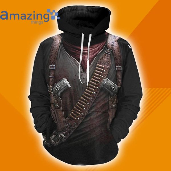 Gun Warrior Hoodie Print Knife Harajuku Tops 3D Full Print Hoodie