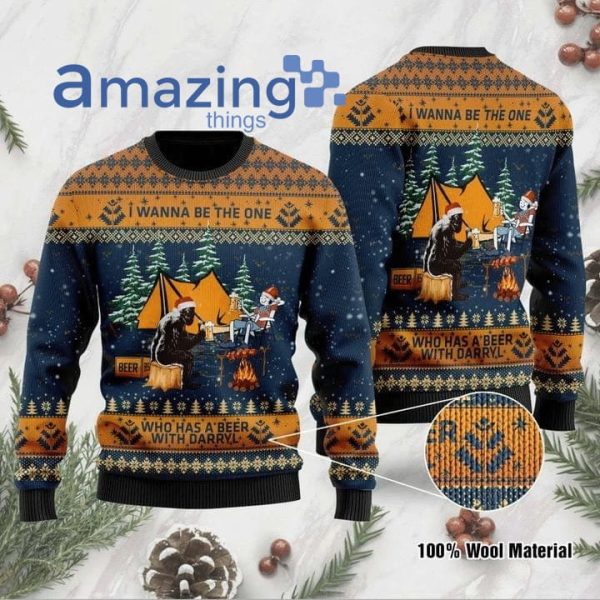 Have A Beer With Darry L Bigfoot Christmas Knitting Pattern Christmas Ugly Sweater