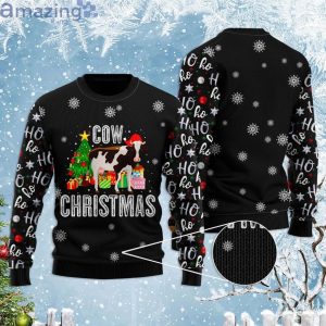 Ho Ho Ho Cow Christmas Funny Ugly Christmas Sweaterproduct photo 1