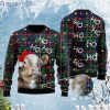 Ho Ho Ho Cow Christmas Tree Ugly Christmas Sweater