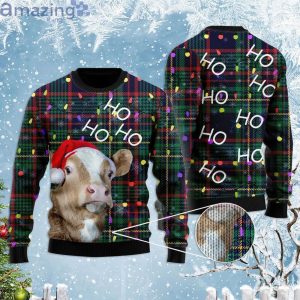 Ho Ho Ho Cow Christmas Tree Ugly Christmas Sweaterproduct photo 1