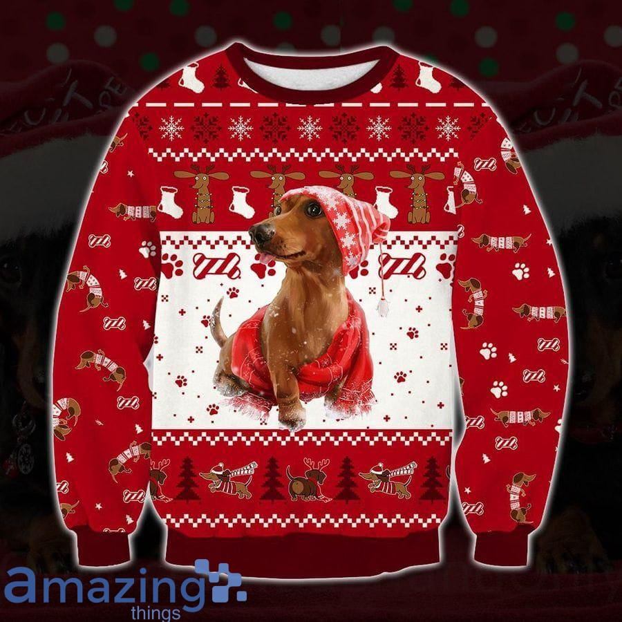 Dachshund holiday outlet sweater