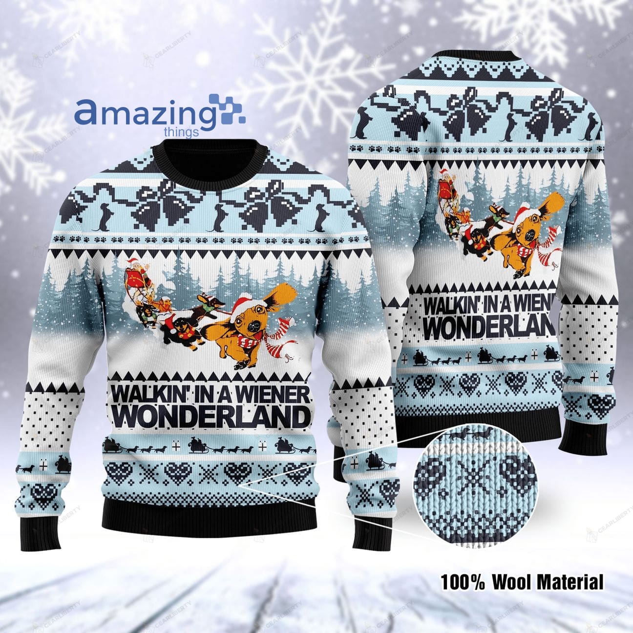 I Wear This Knitting Pattern Christmas Ugly Sweater image I Wear This Knitting Pattern Christmas Ugly Sweater Product photo 1