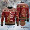 In Jesus Name I Play Knitting Pattern Christmas Ugly Sweater