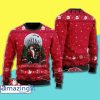 Jack Christmas Is Coming Red All Over Printed 3D Wool Material Sweater