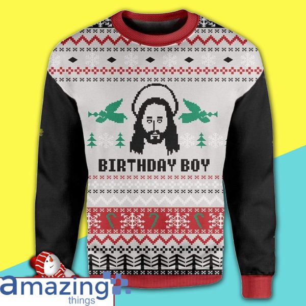 Jesus's Birthday Christmas Knitting Pattern Christmas Ugly Sweater