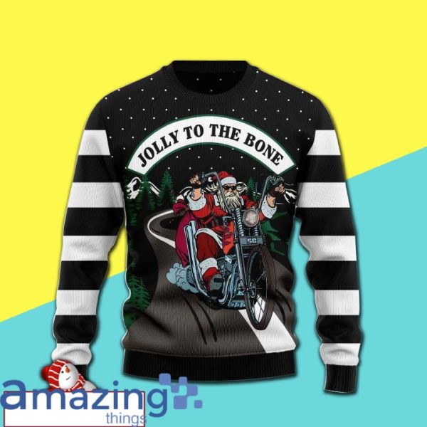 Jolly To The Bone Christmas Knitting Pattern Christmas Ugly Sweater