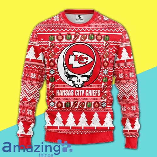 Kansas City Alien Skull d All Over Printed Merry Christmas Knitting Pattern Ugly Sweater image Kansas City Alien Skull d All Over Printed Merry Christmas Knitting Pattern Ugly Sweater