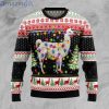 Llama Lover Christmas Tree And Light Ugly Christmas Sweater