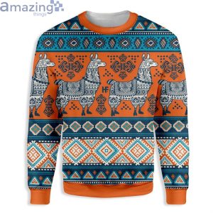 Llama Yoga Pattern Best Gift Ugly Christmas Sweaterproduct photo 1