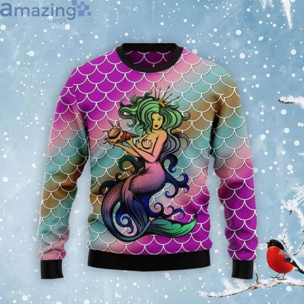 Mermaid Beautifully Girl Best Gift Ugly Christmas Sweaterproduct photo 1