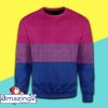 Merry Christmas Gearhomies Unisex Bisexual Pride Flag 3d Ugly Christmas Sweater