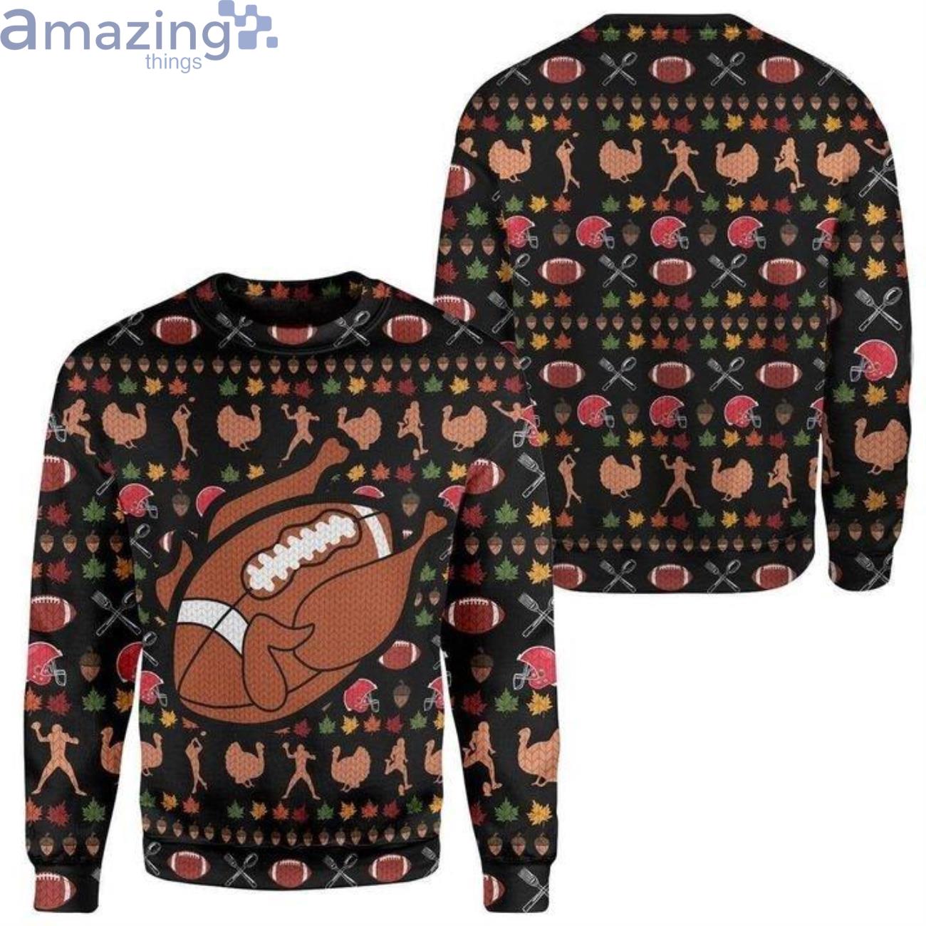 Merry Christmas Turky Thanksgiving Ugly Christmas Sweater image Merry Christmas Turky Thanksgiving Ugly Christmas Sweaterproduct photo 1 Product photo 1