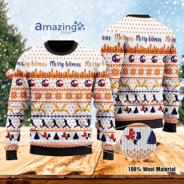 Merry Hitmas Texas Christmas Knitting Pattern Christmas Ugly Sweater
